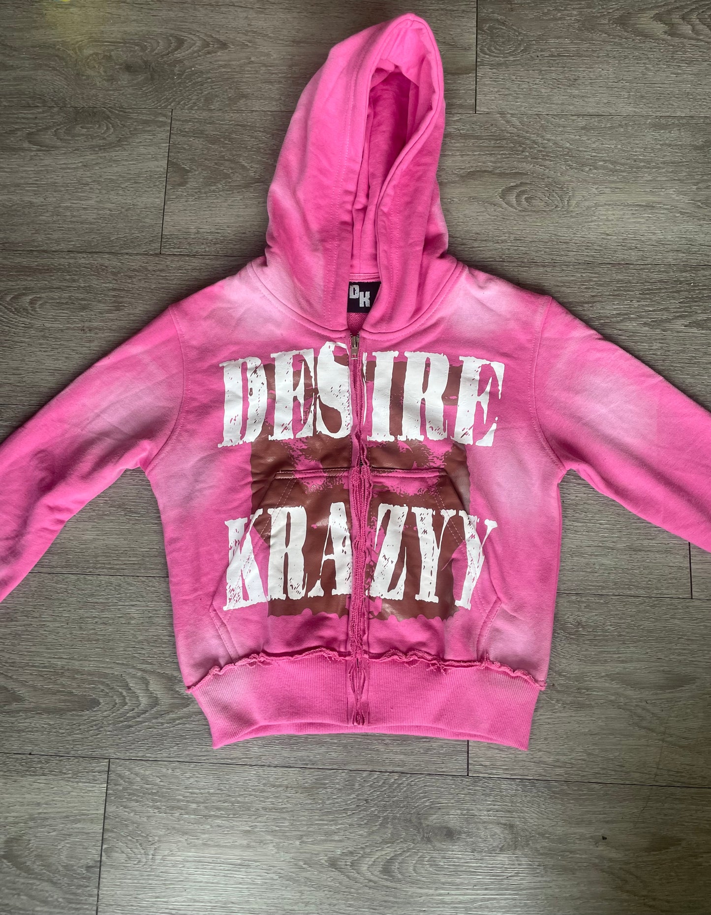 PINK “DK” CROPPED SWEATSUITS